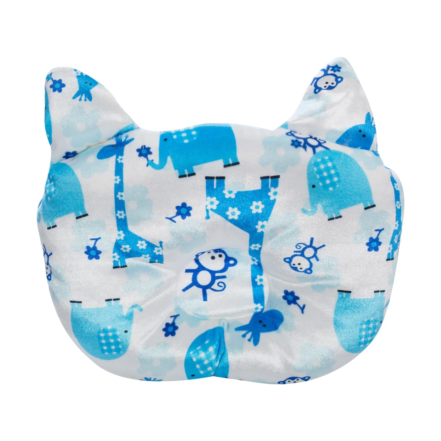 Mee Mee Breathable Baby Pillow with Head Support (Blue)