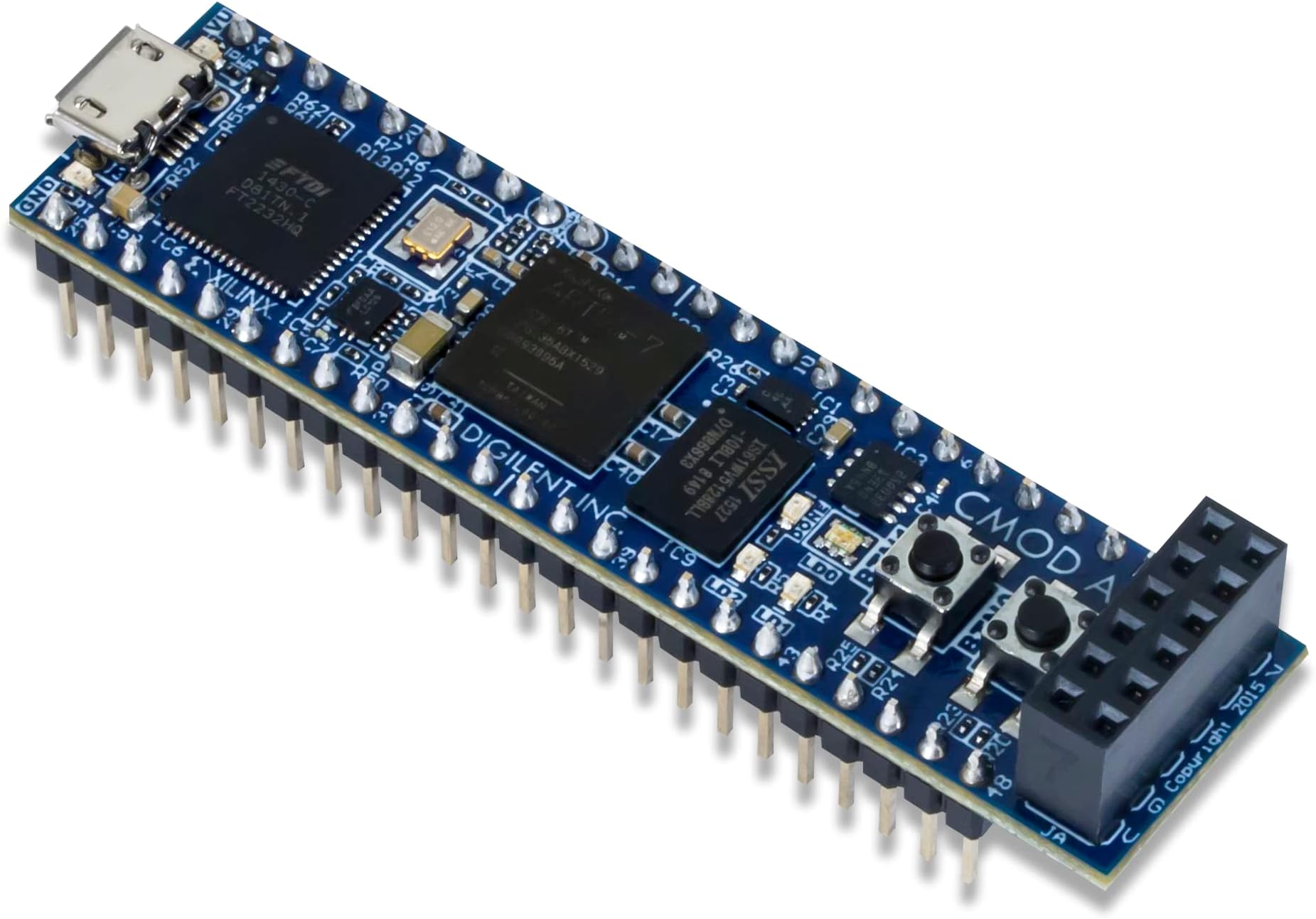 DigilentCmod A7: Breadboardable Artix-7 FPGA Module (Cmod A7-35T)