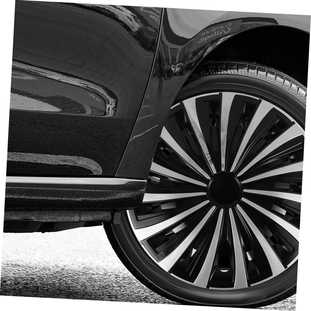 Cache-moyeu de Roue pour Voiture en Plastique 14 Pouces