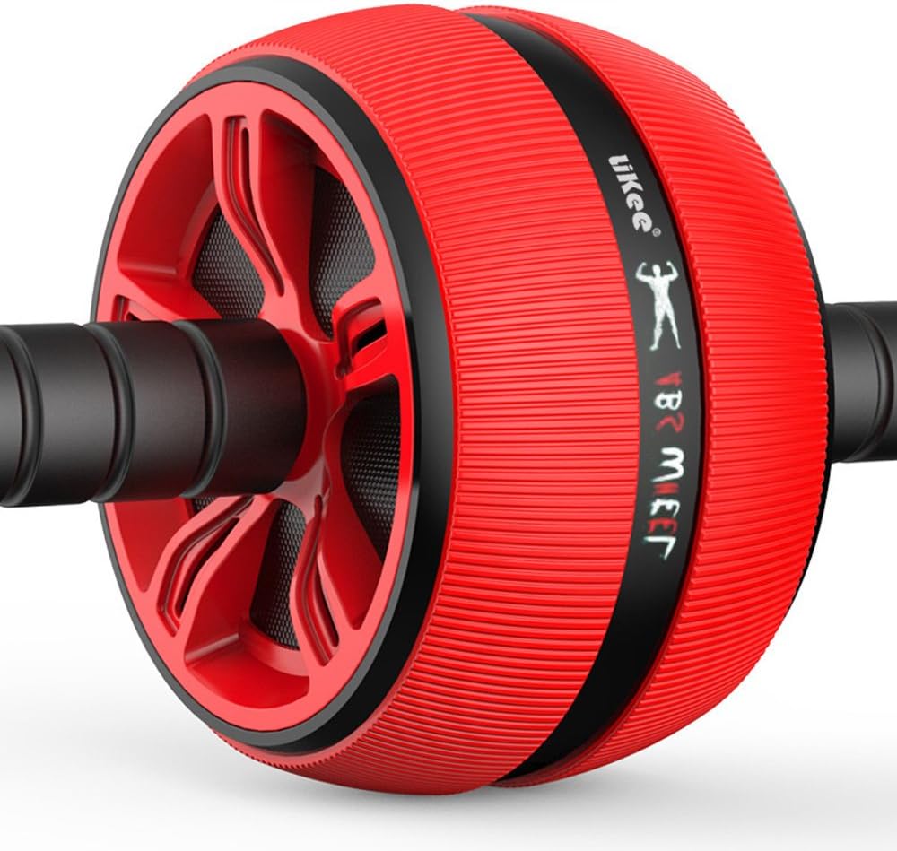 LiKee Ab Wheel Roller, Core Training Roller Abdominal Workout Equipment Exercise and Fitness Wheel at Home with Knee Pad for Man Woman Gymnastics Home Gym