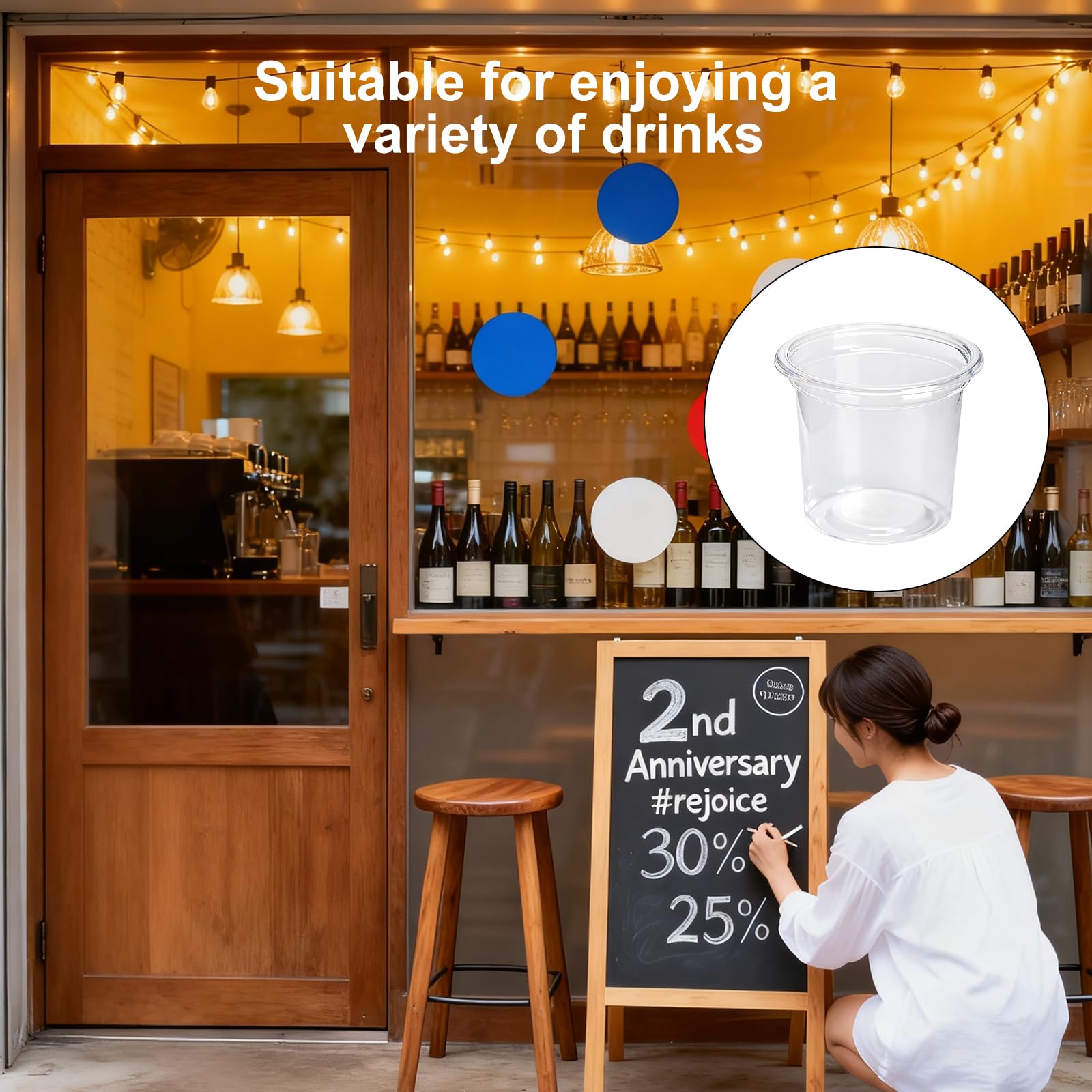 Opakowanie 300 przezroczystych plastikowych kieliszków do shotów, 20 ml, plastikowe kieliszki do shotów, plastikowe kubki do shotów, wielokrotnego użytku, plastikowe kubki do picia na bankiety, wesela