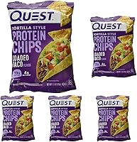 Vista 9 de Quest Nutrition - Chips de proteína estilo tortilla, Buffalo Ranch, 0.67 oz de proteína, 0.14 oz de carbohidratos netos, aperitivo de proteínas sin