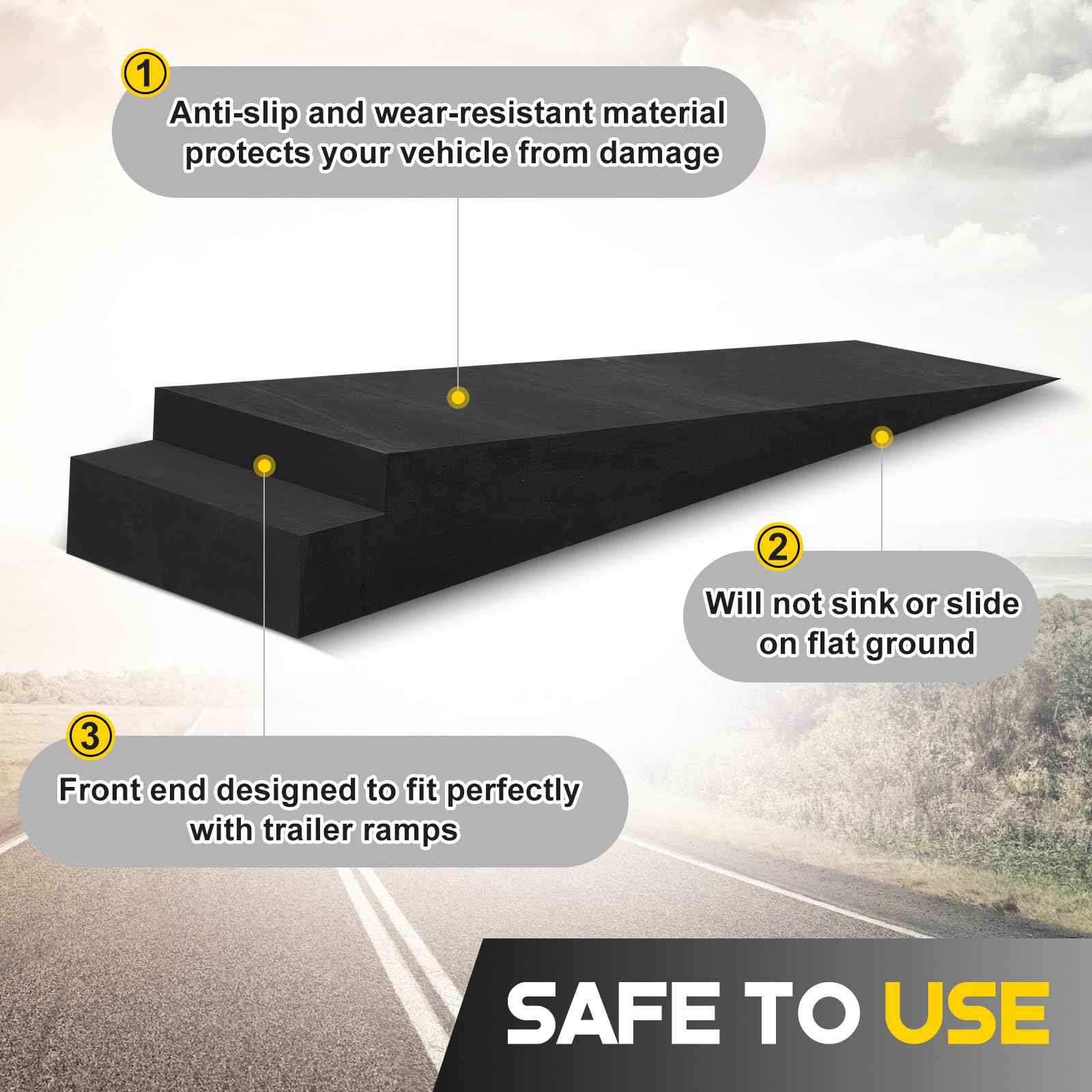 Car Trailer Ramps - Low Profile EVA Foam -6