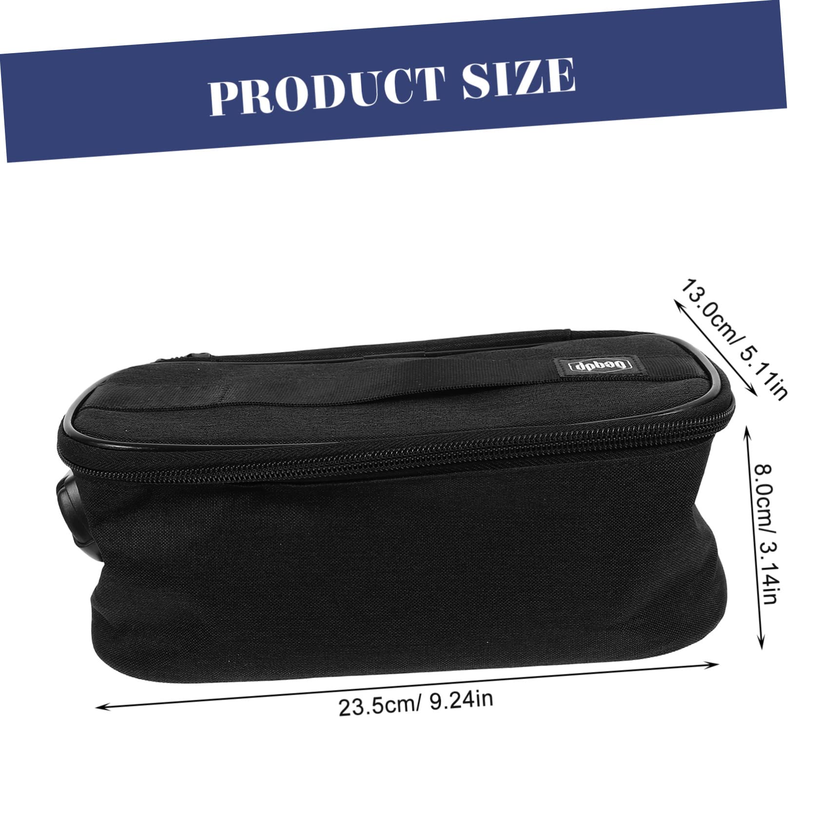 Beaupretty Trousse de Voyage à Fermeture Éclair de Maquillage avec Compartiments pour Articles de Toilette Pochette de Rangement Portable pour Cosmétiques