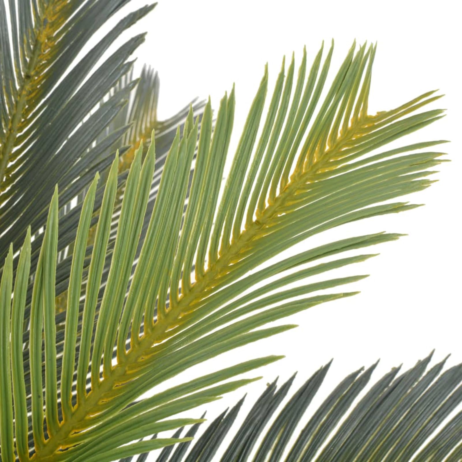 Palmier artificiel avec pot vert de 90 cm, cycas palmier areca, phénix, fougère, plantes décoratives en pot pour intérieur et extérieur