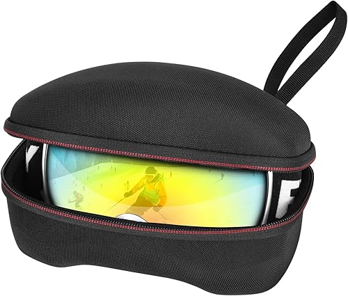 ZUJFPL Funda de gafas de esquí resistente al agua. Protege tus gafas de esquí. Conveniente para transportar y almacenar.