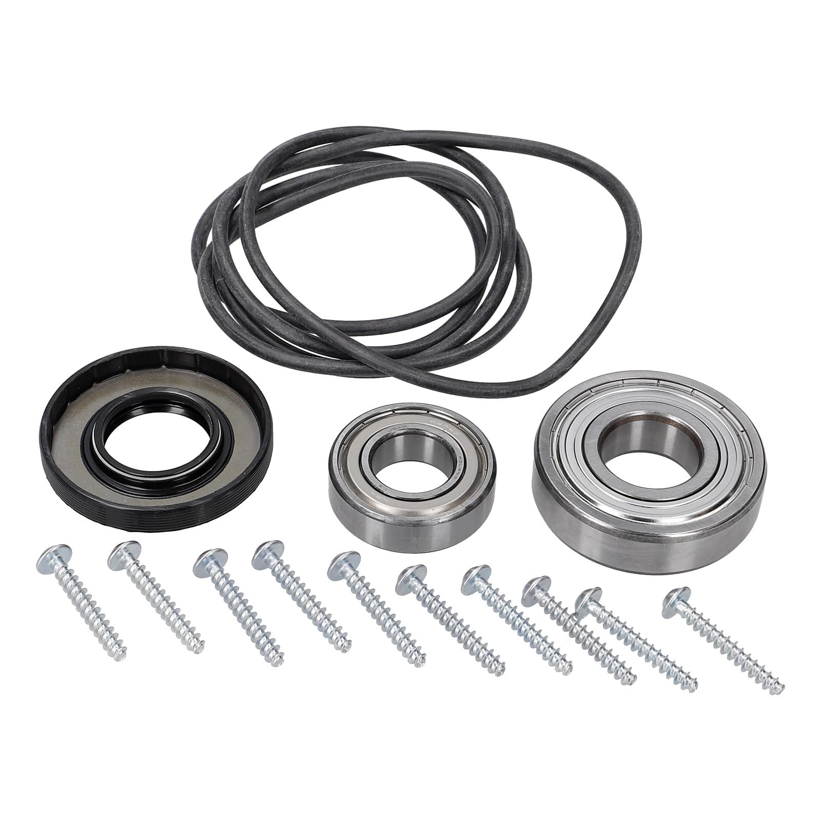LUTH Premium Profi Parts Kit de roulements compatible avec Bosch 00172686 Joint d'arbre 35 x 72 x 10/15,2 Roulement à billes 6205z 6306 pour machine à laver