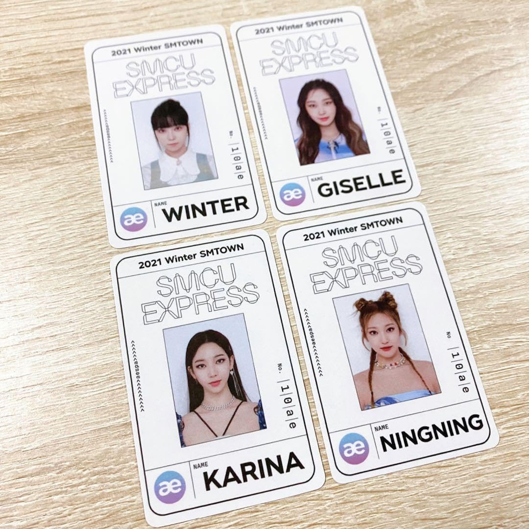 Amazon.co.jp: aespa 2021 winter SMTOWN トレカ : おもちゃ