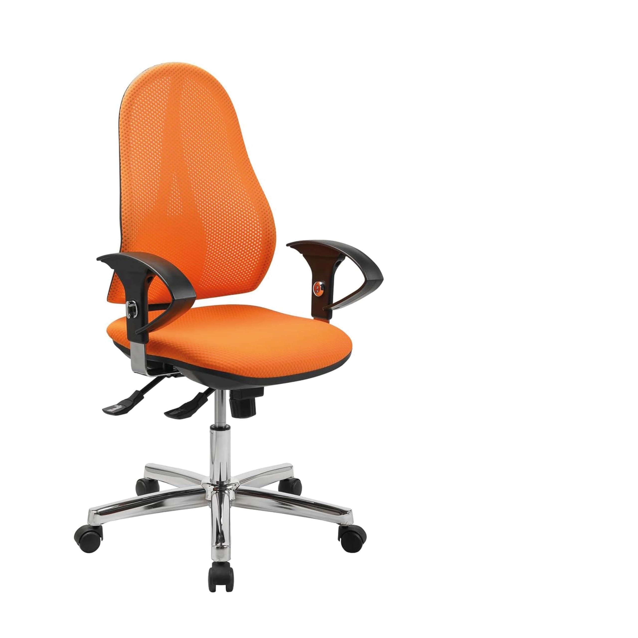 Topstar Bürostuhl Open Point SY inkl. höhenverstellbaren Armlehnen orange