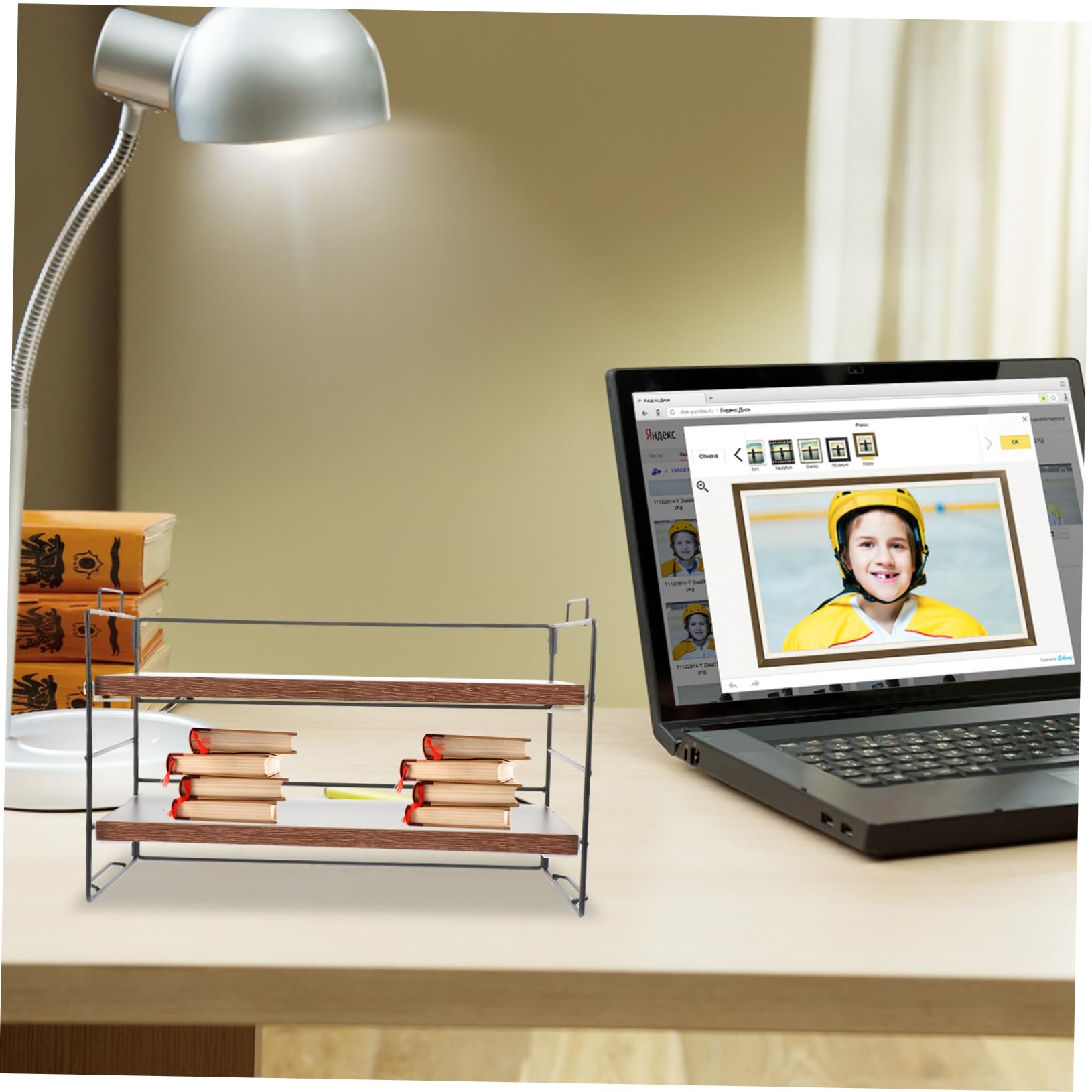 SEWACC Étagère De Rangement Simple Pour Bureau Maison Et Organisation De Documents Cosmétiques Et Articles Divers