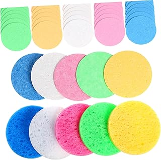 Esponja facial comprimida, esponja de limpiez...