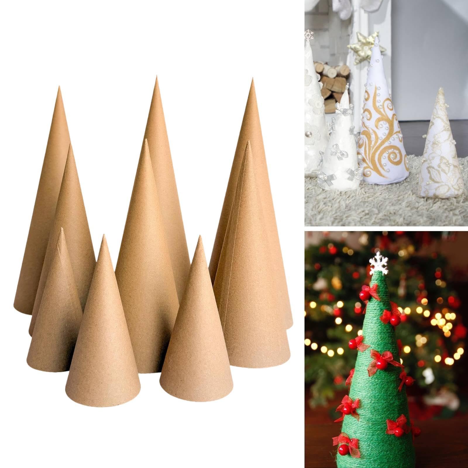 carta affusolati, cartone, mani, forniture per feste fai da te, fondo aperto per lavori artigianali, decorazione albero di Natale, Style a