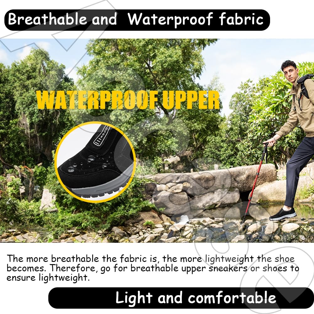 Scarpe Uomo Per Fascite Plantare - Mocassini Con Supporto Arco Plantare, Pelle, Antiscivolo - Foto 5