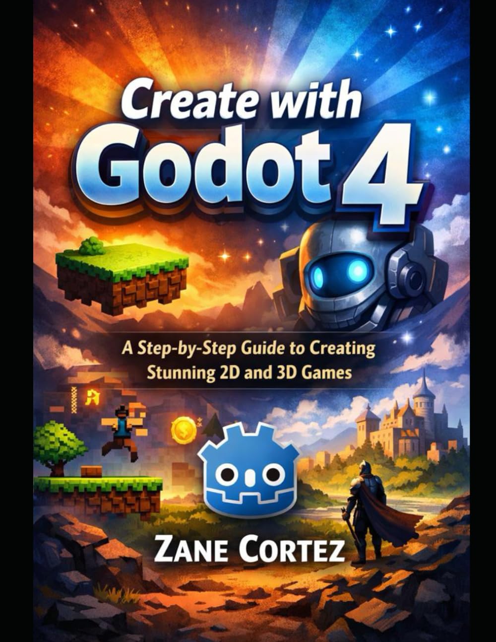 Create with Godot 4: A Step-by-Step Guide to Creating Stunning 2D and 3D Games