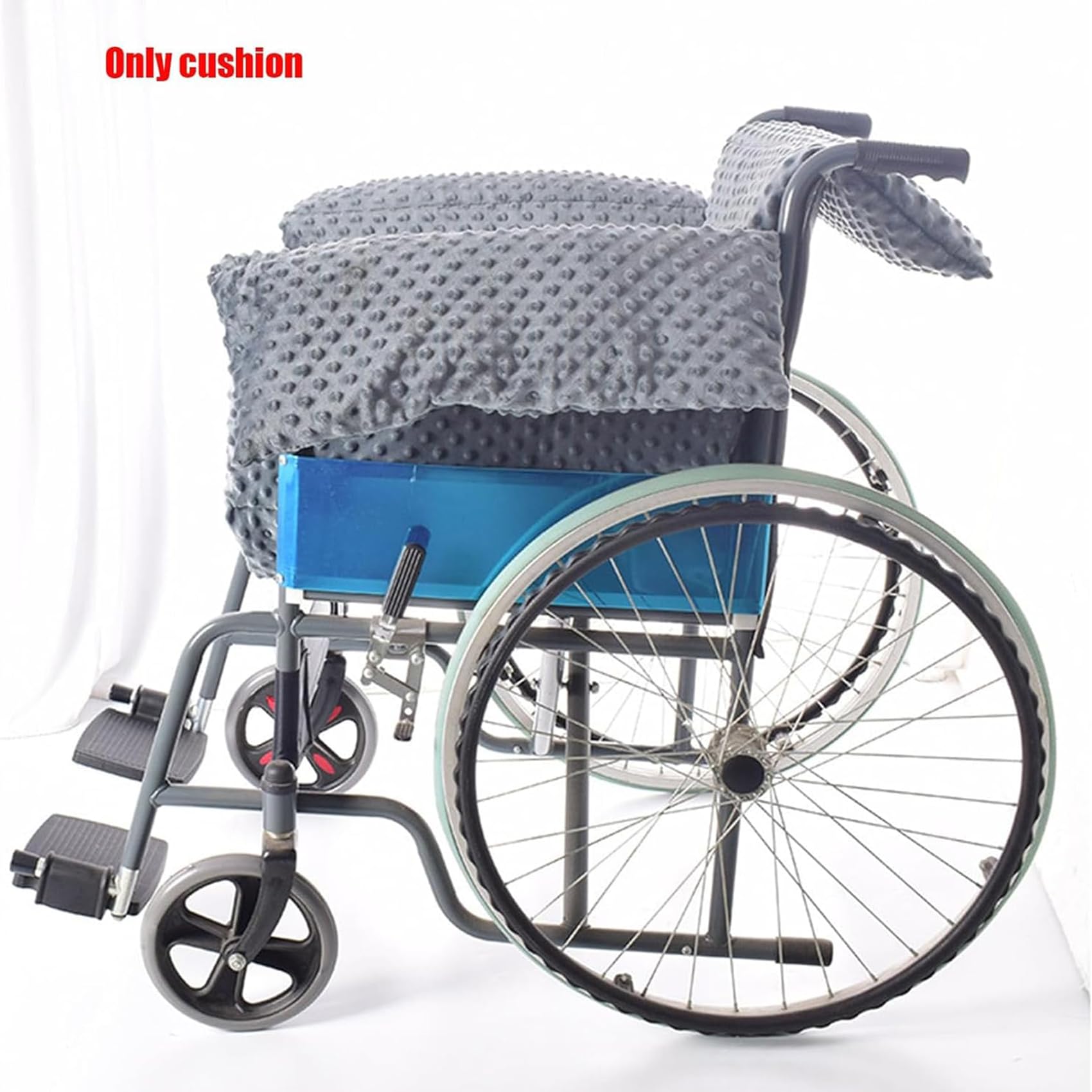DJFOG Cojín Antiescaras para Silla de Ruedas, Cojín para Silla de Ruedas con Respaldo, Cojín Ergonómico para Asiento, Cojín para Silla de Ruedas para Adultos