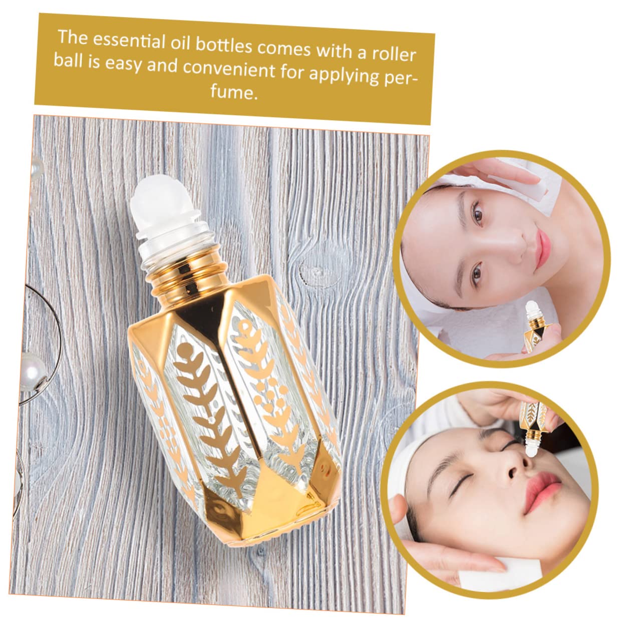 ABOOFAN 15pièces Bouteilles Pour Huiles Essentielles Et Parfums De Flacons à Bille Bouteilles Rechargeables Et Pratiques Pour Voyage Et Échantillons