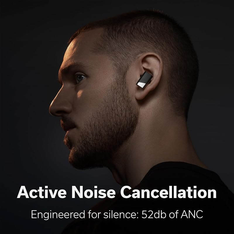 Status Pro X Wireless Earbuds, Triple Speaker Driver, Hi-Res Audio with LDAC, 52dB ANC, 6 Beamforming Mics with VoiceLoom AI for Clearest Calls (Black Alloy) image 2