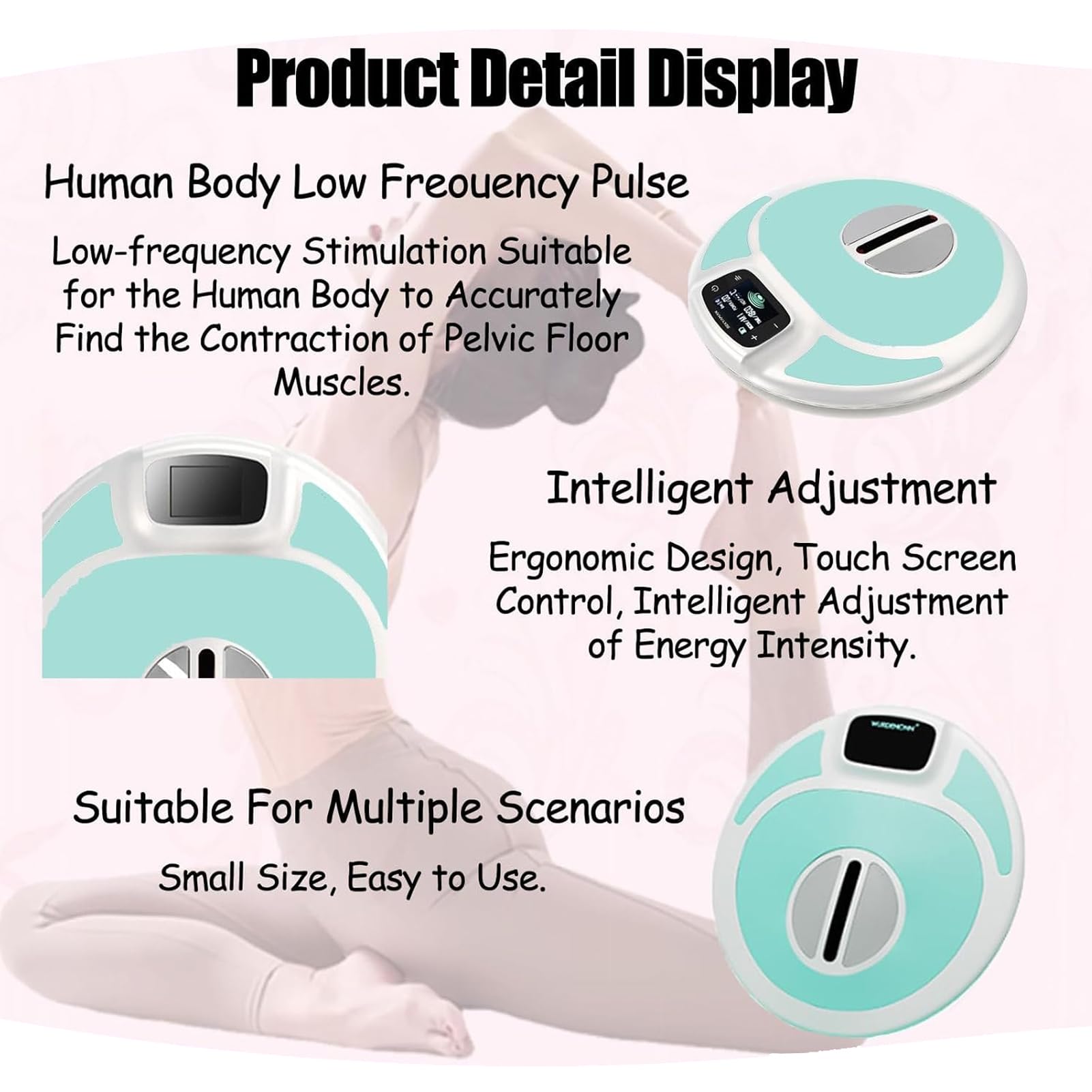 Sedia Kegel EMS, Elettrostimolatore Pavimento Pelvico con Intensità Regolabile, Sedia Kegel per Riposo Post Parto e Incontinenza, Rafforzatore Muscolare per Casa