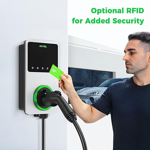 Miniatura 7 de Autel Home Cargador inteligente para vehículos eléctricos (EV) de hasta 50 amperios, 240 V, estación de carga de automóvil para interiores y