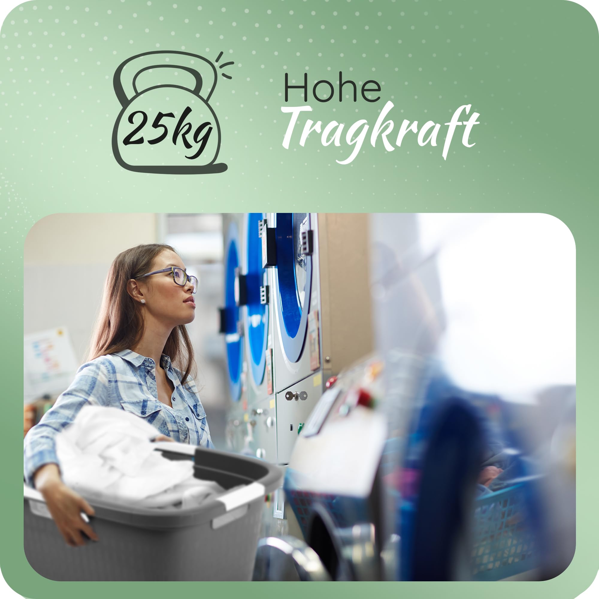 Novaliv 3 Stück Wäschewanne mit 4 Griffen 40L Anthrazit, Wäschebox Set Wäscheeimer Wäschebehälter für Bad Wäsche Schmutzwäsche, Wäschewannen Laundry Basket Haushalt Korb Sammler Box