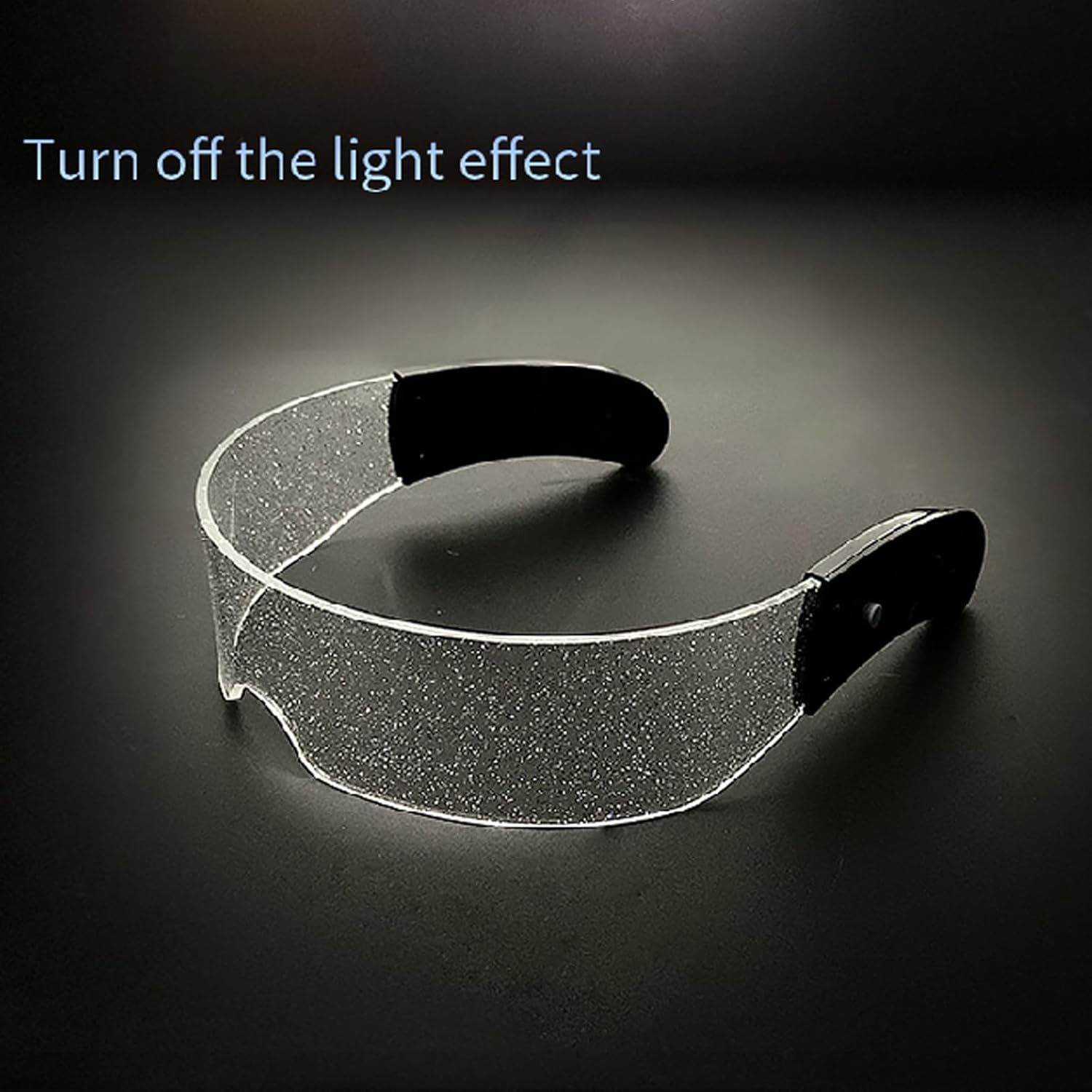 2026 light up glasses cyberpunk 7 Colors and 4 Modes LED Visor futuristic glasses for Halloween Cosplay Party Bar - Image 5