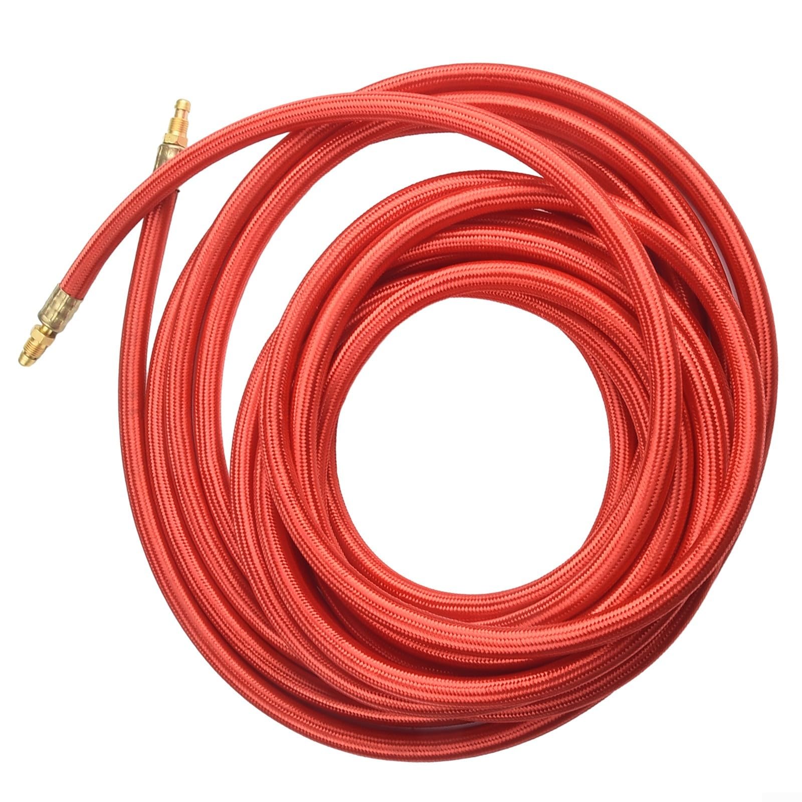 CK57Y03RSF - Cavo di alimentazione per torcia TIG Superflex, lunghezza 25 m, compatibile con torce raffreddate ad aria CK9 CK17, gomma siliconica e struttura in nylon intrecciato