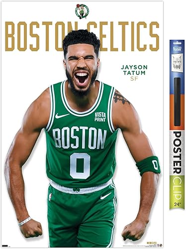 Trends International NBA Boston Celtics - Póster de pared de la serie 23 de Jayson Tatum