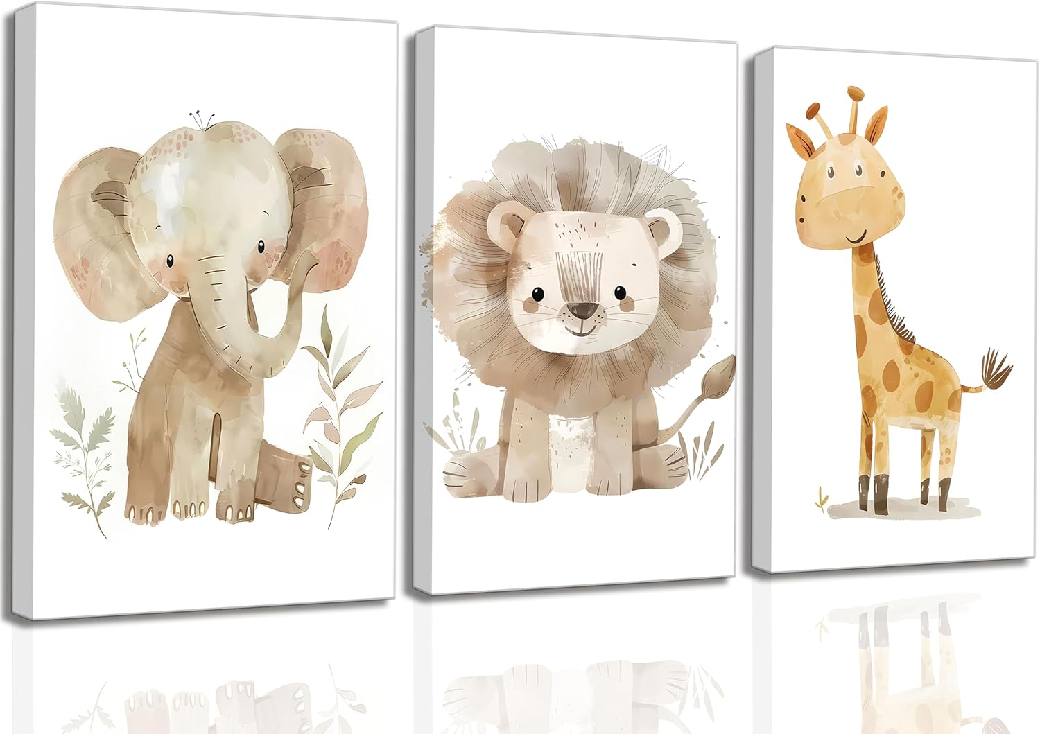 UNDDISINS 3 Pcs Pink Fairy Nursery Canvas Wall Art Girs Room Pink Nursery Painting Picture Wall Decor Cute Fairy Posters Art Fairies Paintings Artwork for Kids Room Toddler GirlRoom Home Decoration