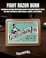 Vista 2 de Bloque de alumbre en funda de plástico (3.7 onzas), de Gentlemen Jon