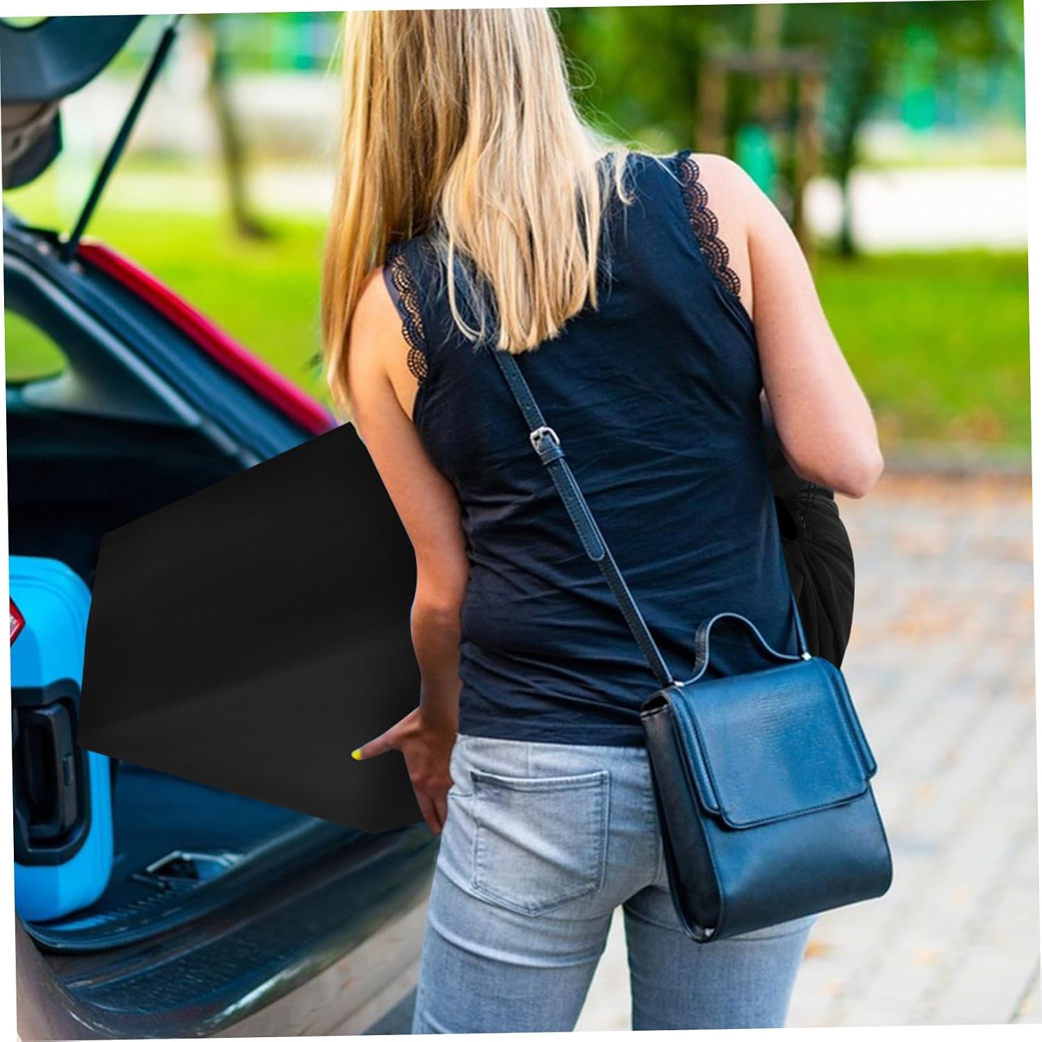 Yardwe Travel Stroller Storage Bag with Dual Shoulder Straps Heavy Duty Water Resistant Stroller Carry Bag for Airplane Gate Check