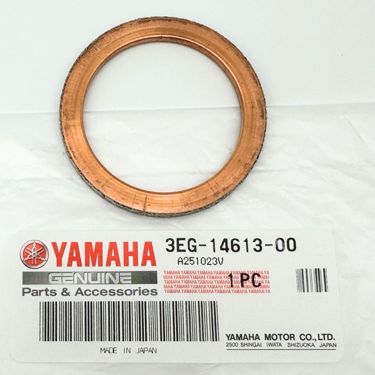 Amazon.com: Genuine 3pcs 3EG-14613-00-00 Exhaust Pipe Gasket for