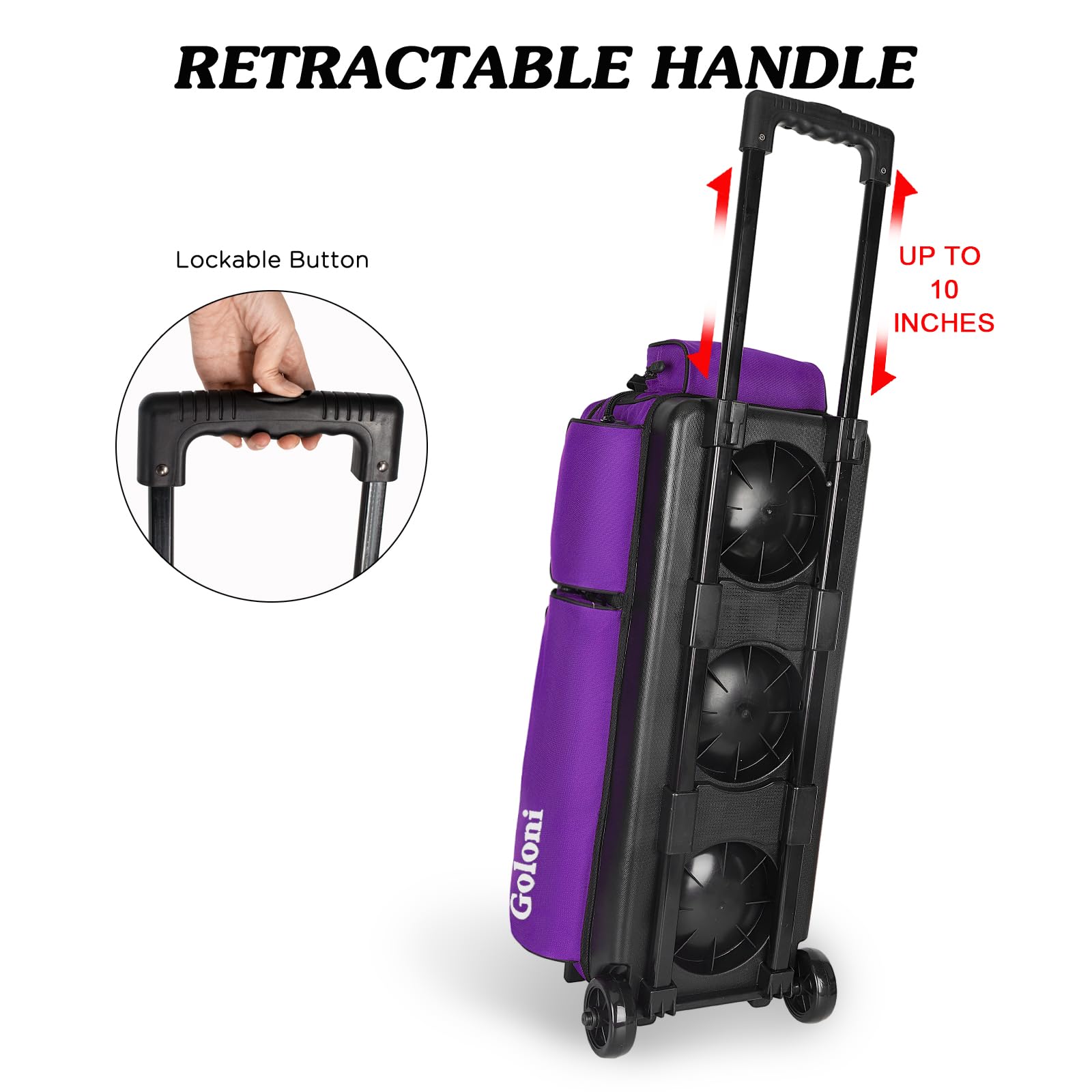 3ボールボウリングキャリー ボール3つ Amazon.co.jp: Goloni 3ボールボウリングバッグ キャスター付き