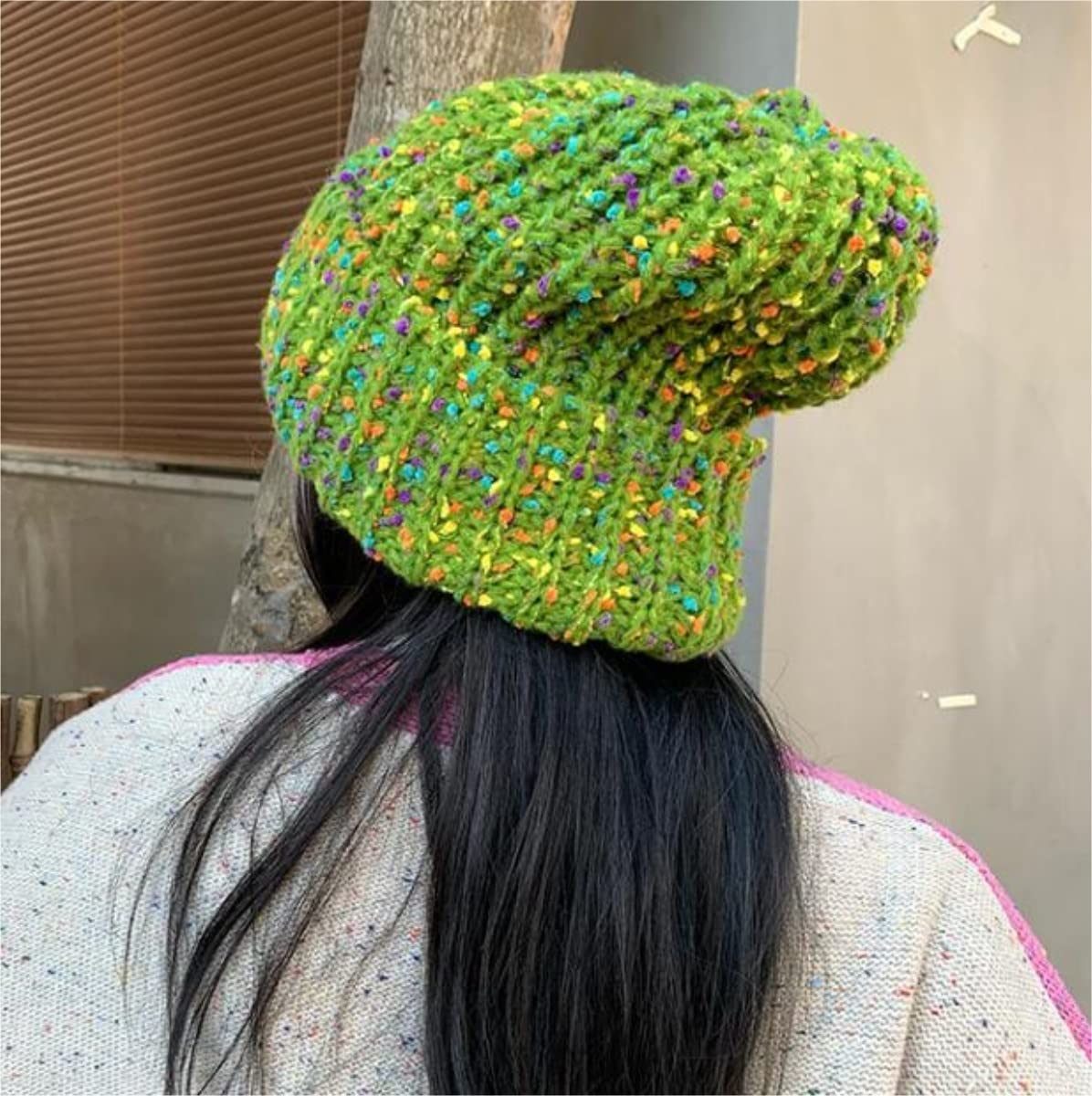 Bonnet Hiver Chapeaux Tricotés d'hiver pour Femmes Bonnets pour Bonnet Tricoté par Temps Froid Chauds Bonnets Chaud
