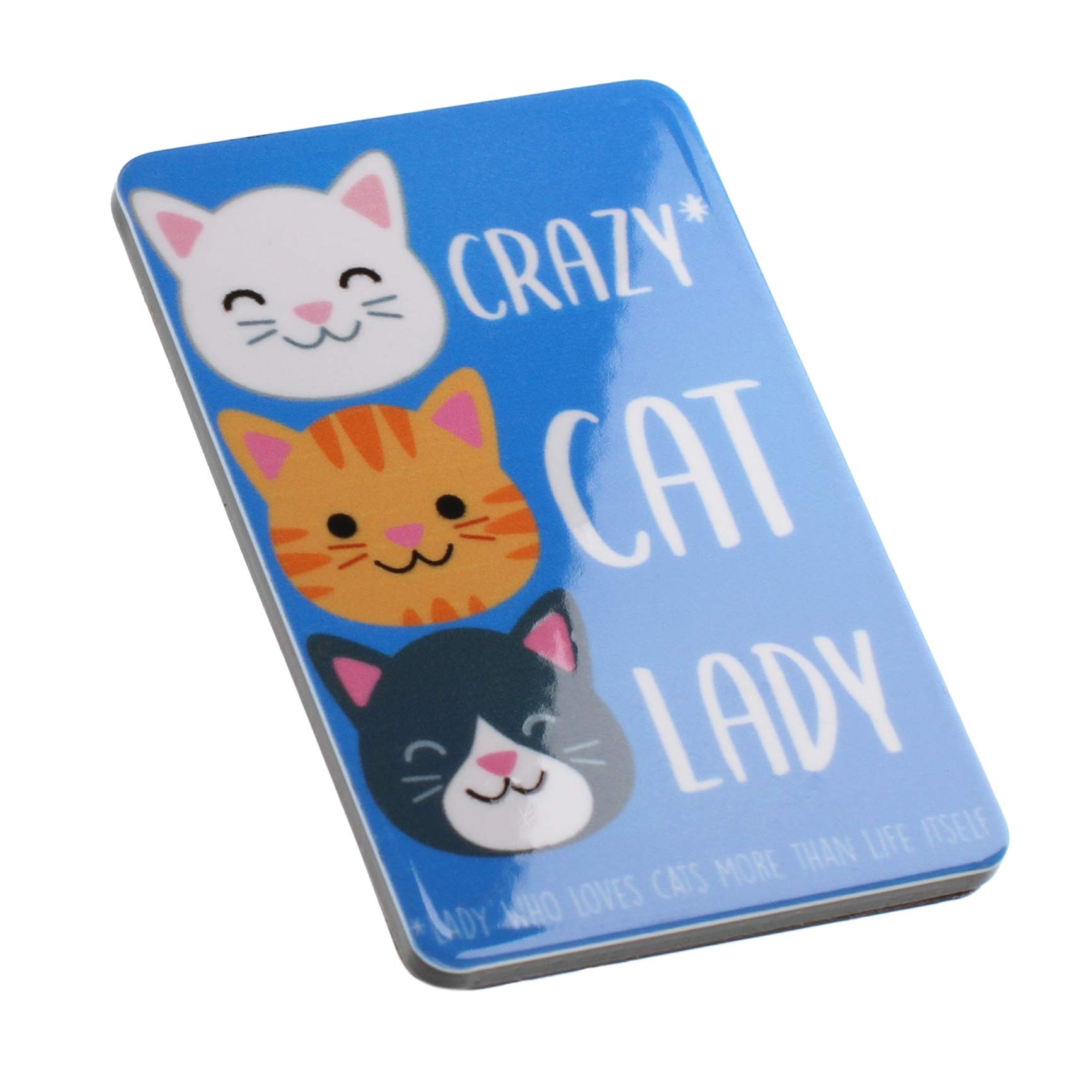 Crazy Cat Lady Kitten Pet Cat Lovers Funny Quote Novelty Magnet