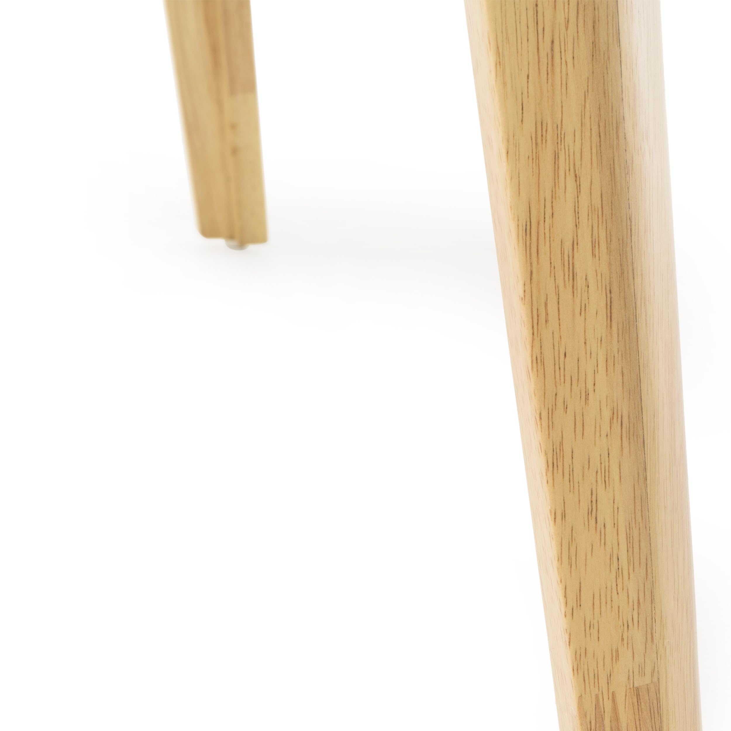 Comedor de madera Elsinore, Dimensiones de la mesa: 29.53D x 47.24W x 29.53H, Acabado: roble natural 5