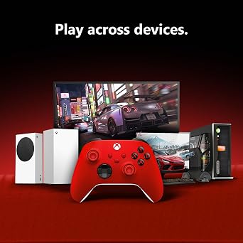 Xbox Wireless Controller – Pulse Red Series X|S, One, PCs, TVs, mobile, and more