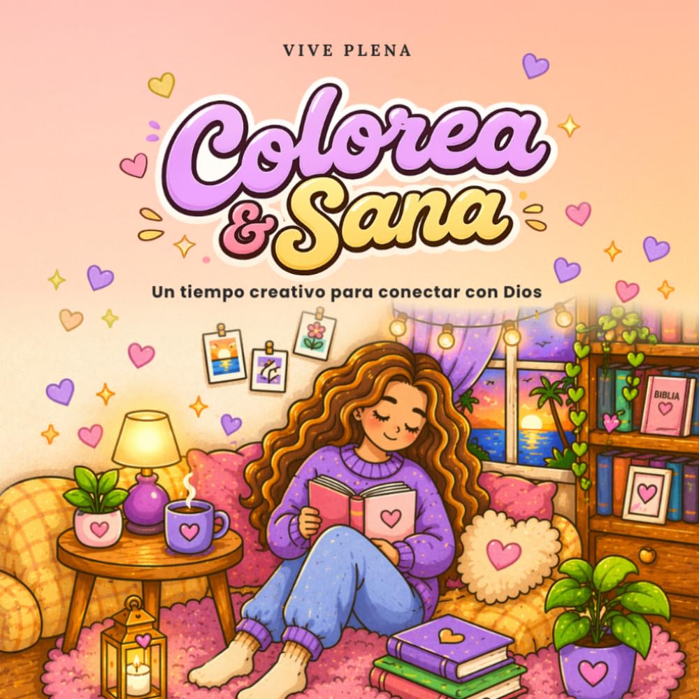Colorea & Sana: Un encuentro creativo con Dios – Libro para colorear con versículos bíblicos para sanar, descansar y conectar con Dios: Un tiempo creativo para sanar, descansar y reconectar con Dios