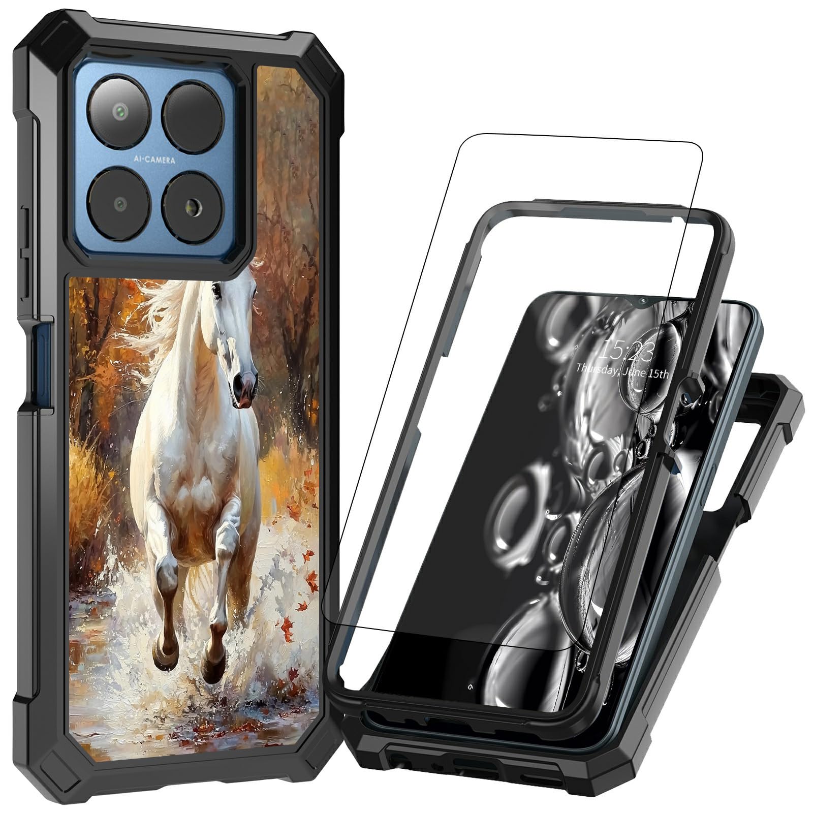 NGB Supremacy Boost Mobile Summit 5G Phone Case, Full-Body Rugged Shockproof Polycarbonate Design - View #8