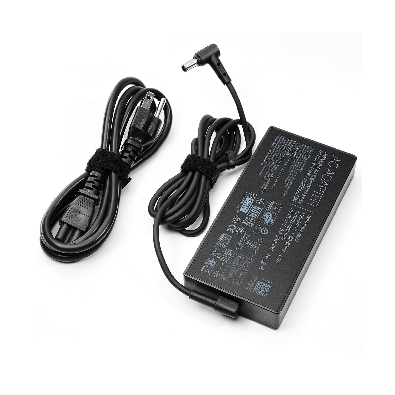 150W 20V 7.5A 6.0x3.7mm AC Adapter Fit for Asus Rog Strix G G531GT G731GT, Tuf Gaming F15 FX506HF F17 FX706LI A15 FA506IH FA506II A17 FA706II, A18-150P1A ADP-150CH B 150W Tuf Laptop Charger