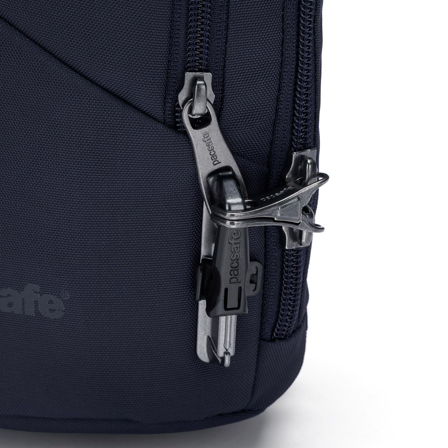 Pacsafe Unisex-Adult Vibe 150 2,2 litra antykradzieżowa torba crossbody, zamykane zamki błyskawiczne, bezpieczny bagaż RFID, torba kurierska, ocean, jeden rozmiar, Ocean, Rozmiar Uniwersalny