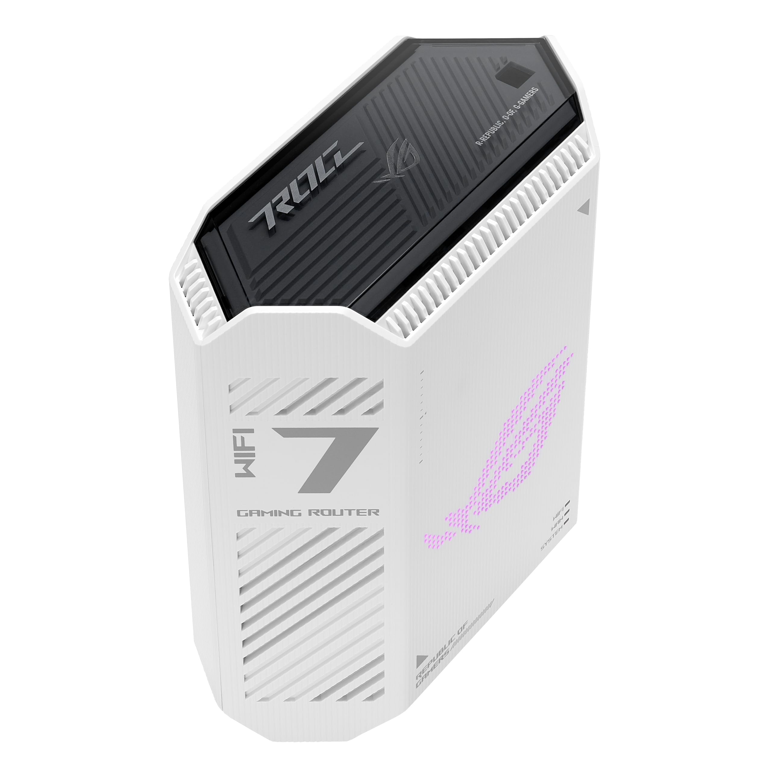 ASUS GS-BE7200 - Routeur Gaming Wi-FI 7 - Double Bande - 7200Mbps, 4096-QAM, 2 Ports Gaming, antennes 5 GHz améliorées, réseau Gaming, Smart Home Master, AiProtection et fonctionnalités VPN complètes
