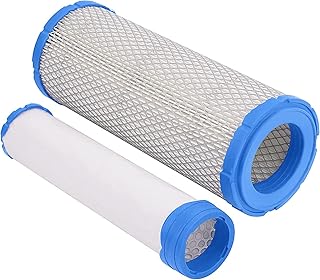 AWHLLRY 25 083 01-S Outer Air Filter with 25 083 04-S Inner Filter for Kawasaki 11013-7020 11013-7019 11013-7044 11013-7045 Compatible with Kohler 25 083 01-S 25 083 04-S
