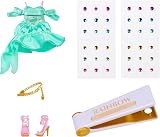 Rainbow High Be Dazzling - Celine Turquoise - Teal 28cm Fashion Doll with Bedazzling Tool, Sparkle Gems and Styling Accessories - 11