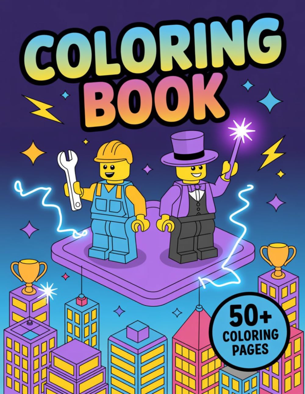Coloring Book for kids: JUMBO Drawing Pages Of Characters and Iconic Scenes 99 Nights in the Forest for kids Ages 4-8