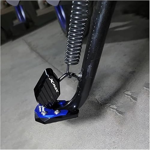 Miniatura 5 de Kickstand Extension Pad 2023 Motorcycle Kickstand Side Stand Extension Enlarger Pad Auxiliary Bracket for Yam&aha Xmax 125 300 250 400 XMAX300