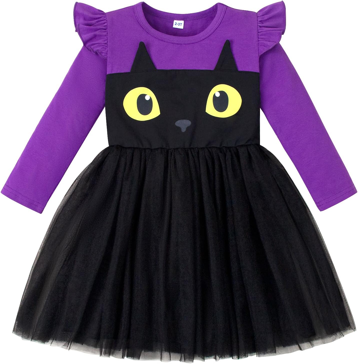 LYSMuch Toddler Girl Long Sleeve Tulle Dress Tutu Baby Dresses Kid Holiday Clothes