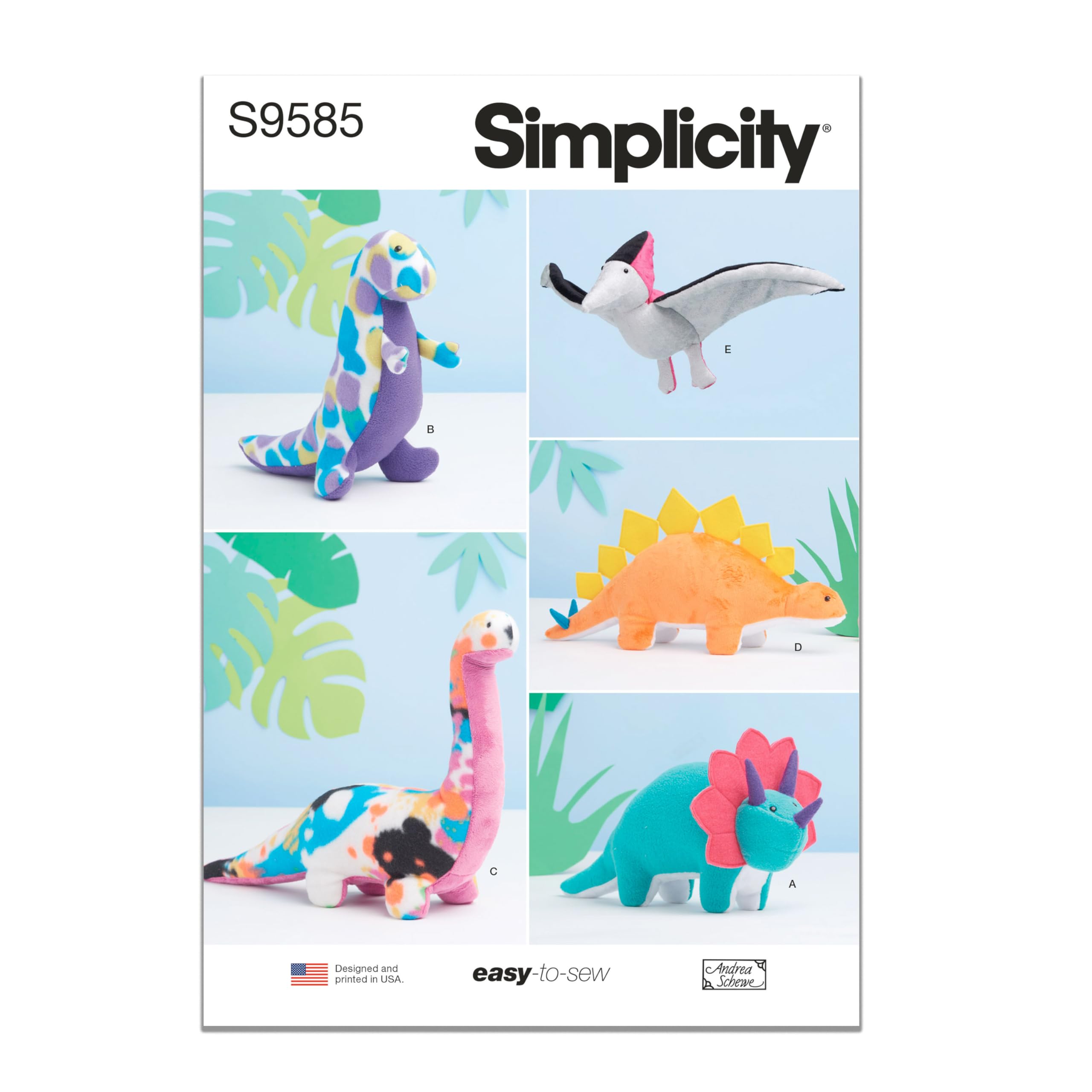 Simplicity SS9585OS UNDEFINED Stuffed Craft OS (One Size Only)