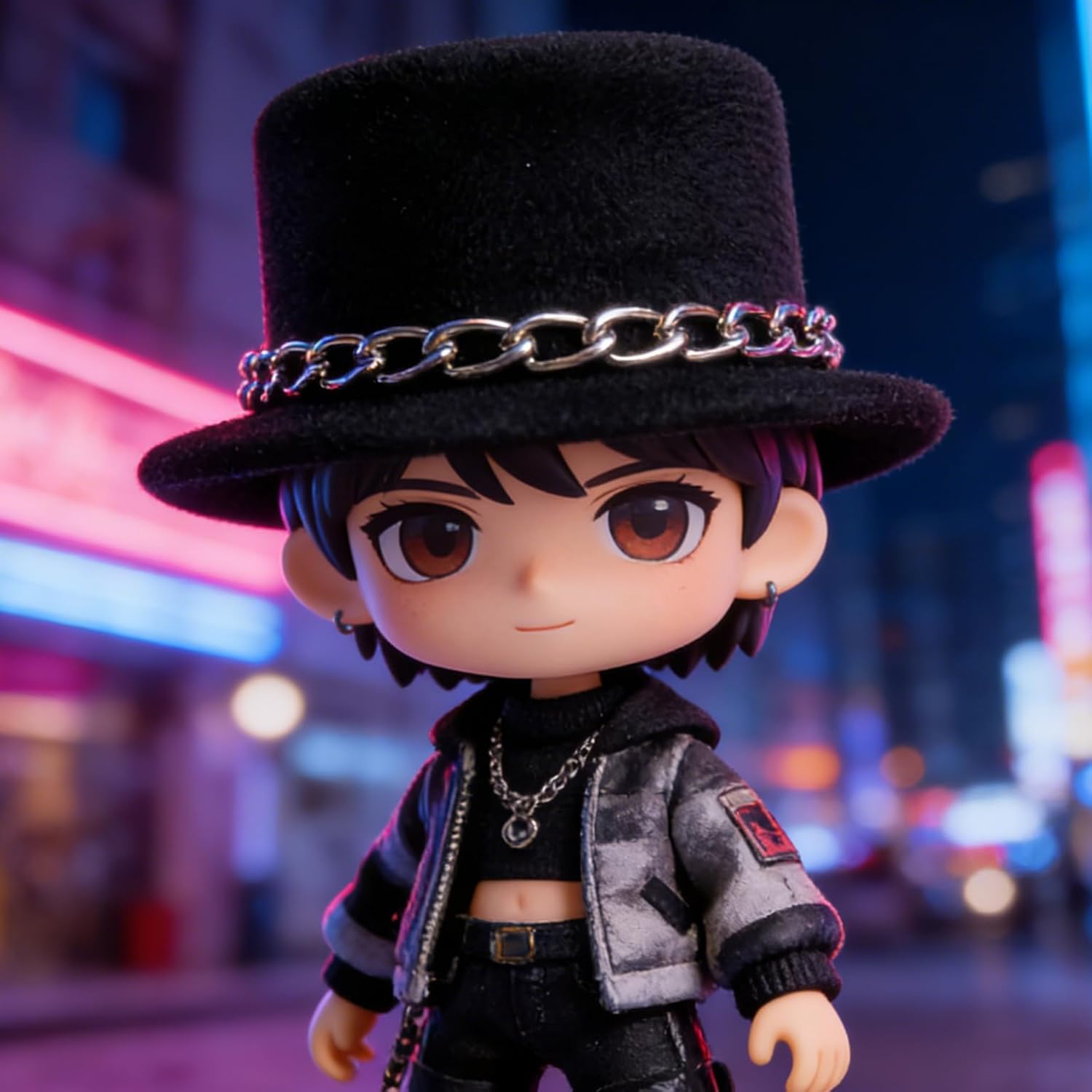 jojofuny 2Pcs Mini Top Hats for Dolls DIY Craft Decorations, Tiny Accessories for Doll Clothes, Pet Hats & Party Supplies, Soft Durable Black Felt, Perfect for Miniature Dollhouse & Cosplay image 5
