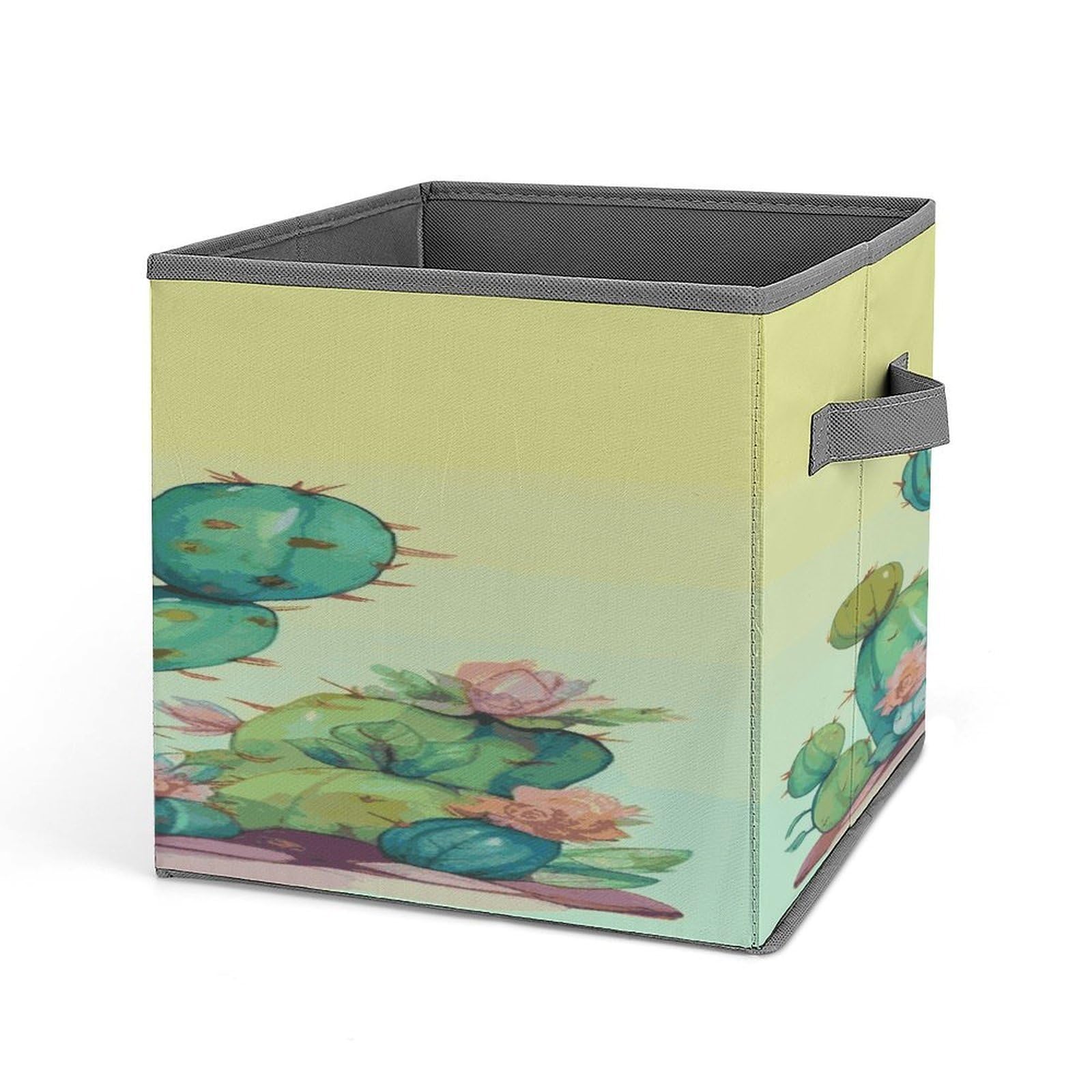Fekiloot Style Funny Cactus Storage Bins Storage Baskets