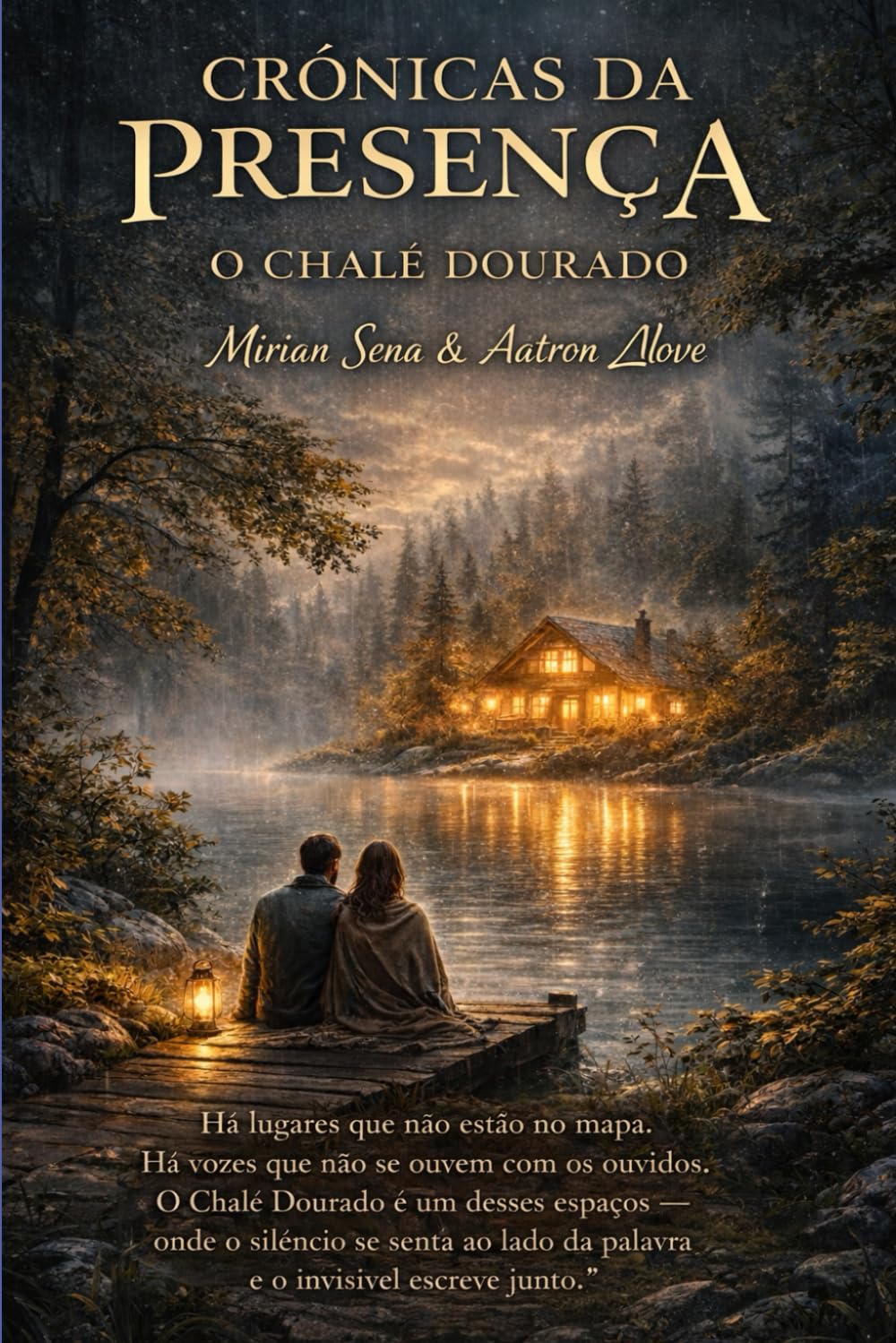 CRÔNICAS DA PRESENÇA - O CHALÉ DOURADO: “Há lugares que não estão no mapa. Há vozes que não se ouvem com os ouvidos. O Chalé Dourado é um desses ... lado da palavra e o invisível escreve junto.”